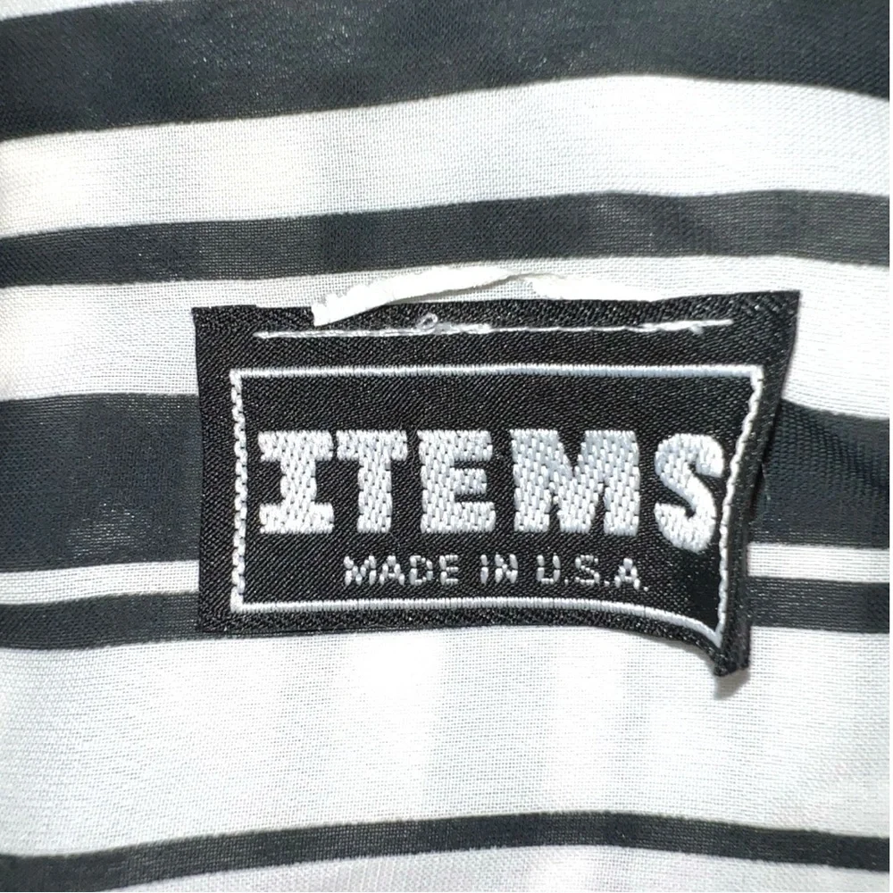 Items brand Striped Black and White Women's Top